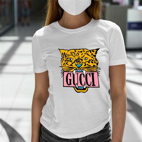 gucci tiger t shirt white|gucci tiger sequin shirt.